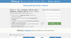 Desktop Screenshot of filefox.pl