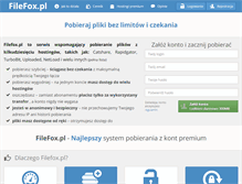 Tablet Screenshot of filefox.pl