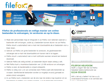 Tablet Screenshot of filefox.nl